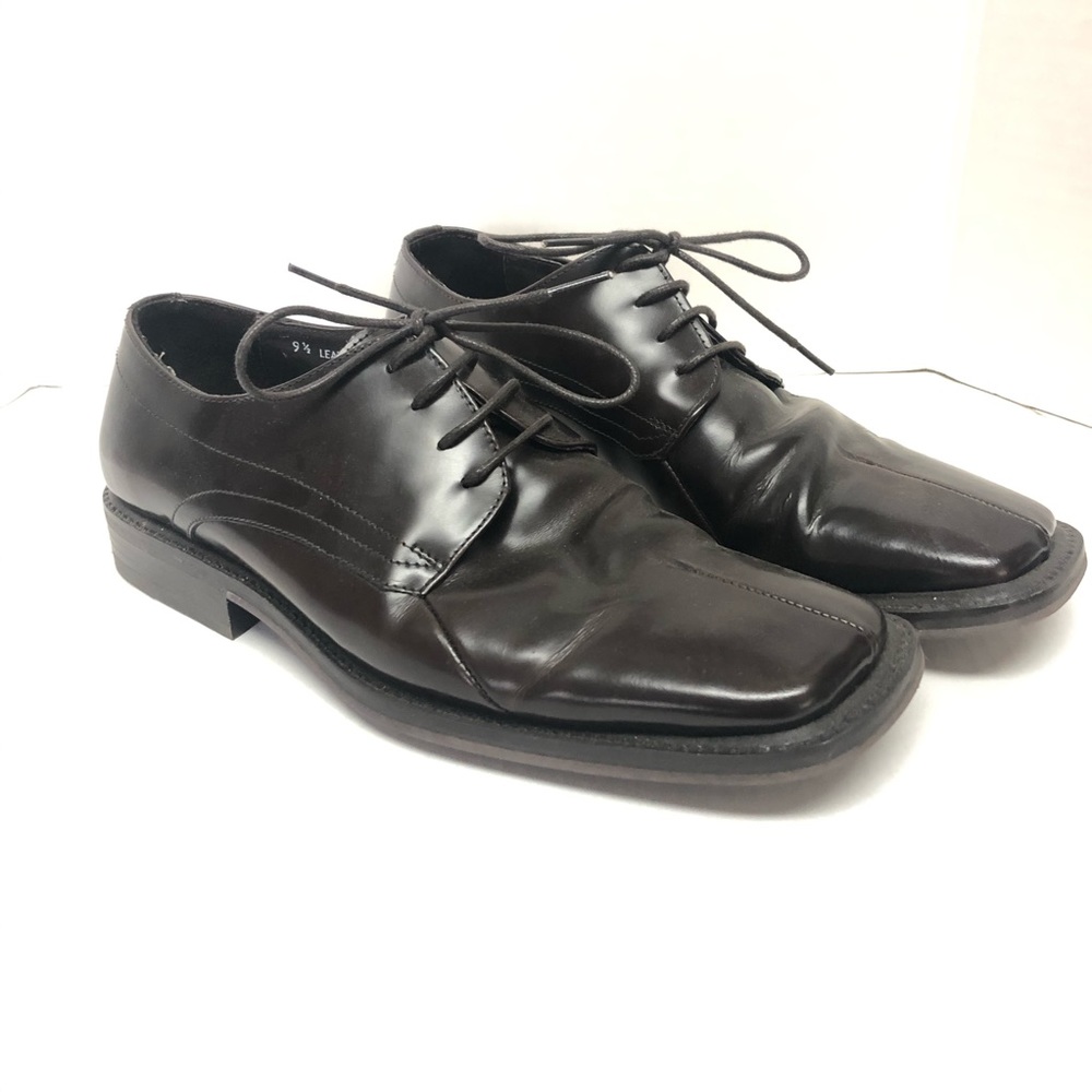 Alfani Expert Black Leather dress Shoes